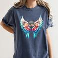 MOTHER HALO LOSS OF MOM LOVING MEMORY Women's Comfort Colors T-Shirt Moss