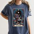 Mystical Library Book Reader The Introvert Tarot Card Women's Comfort Colors T-Shirt Moss Mystical Library Book Reader The Introvert Tarot Card Women's Comfort Colors T-Shirt Moss