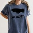 No Ticket Jones 80's Nostalgia Women's Comfort Colors T-Shirt Moss