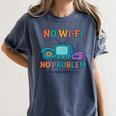 No Wi-Fi No Problem – Retro Dial Up Tech Nostalgia Premium Tri-Blend Women's Comfort Colors T-Shirt Moss