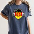 Nostalgia Chest Flag GDR Women's Comfort Colors T-Shirt Moss