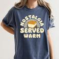 Nostalgia Served Warm Smore Women's Comfort Colors T-Shirt Moss