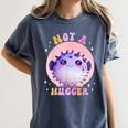 Not a Hugger Cute Pufferfish Autism Awareness Introverts Women's Comfort Colors T-Shirt Moss Not a Hugger Cute Pufferfish Autism Awareness Introverts Women's Comfort Colors T-Shirt Moss