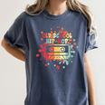 Old-School Hip Hop 80's 90's Style Music Cassette Nostalgia Women's Comfort Colors T-Shirt Moss