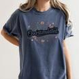 Overstimulated – Introvert Floral Saying Women's Comfort Colors T-Shirt Moss Overstimulated – Introvert Floral Saying Women's Comfort Colors T-Shirt Moss