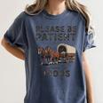 Be Patient With Me I'm From The 1900s Horse-Drawn Wagon Women's Comfort Colors T-Shirt Moss