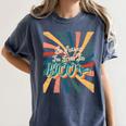 BE PATIENT I'M FROM THE 1900s RETRO SUNSET 90s 80s 70s Women's Comfort Colors T-Shirt Moss