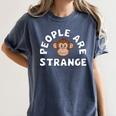 People Are Strange Monkey Introvert People Hater Women's Comfort Colors T-Shirt Moss