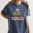 Plant Coffee Lover Plantrovert Gardening Introvert Women's Comfort Colors T-Shirt Moss