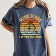 Please Be Kind I'm From The 1900s Penny Farthing Premium Women's Comfort Colors T-Shirt Moss