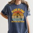 Please Be Kind I'm From The 1900s Penny Farthing Women's Comfort Colors T-Shirt Moss