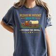 Please Be Patient With Me I'm From The 1900s Classic Game Women's Comfort Colors T-Shirt Moss