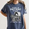 Please Be Patient With Me I'm From The 1900s Frog Women's Comfort Colors T-Shirt Moss Please Be Patient With Me I'm From The 1900s Frog Women's Comfort Colors T-Shirt Moss
