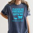 Please Be Patient With Me I'm From The 1900s Pixel Wagon Women's Comfort Colors T-Shirt Moss