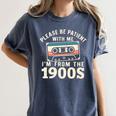 Please Be Patient With Me I'm From The 1900s Retro Cassette Premium Women's Comfort Colors T-Shirt Moss