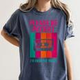 Please Be Patient I'm From The 1900s Retro Cassette Tape Women's Comfort Colors T-Shirt Moss