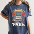 Please Be Patient I'm From The 1900s Retro Computer Geek PC Women's Comfort Colors T-Shirt Moss