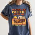 Please Be Patient I'm From The 1900s Retro Pixel Art Women's Comfort Colors T-Shirt Moss