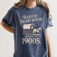 Please Be Patient With Me I'm From The 1900s Retro Western Women's Comfort Colors T-Shirt Moss