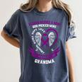 Purple Epilepsy Awareness Day Month In Memory Of Grandma Women's Comfort Colors T-Shirt Moss Purple Epilepsy Awareness Day Month In Memory Of Grandma Women's Comfort Colors T-Shirt Moss