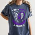Purple In Memory Of My Great Grandmother Epilepsy Awareness Women's Comfort Colors T-Shirt Moss Purple In Memory Of My Great Grandmother Epilepsy Awareness Women's Comfort Colors T-Shirt Moss