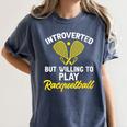 Racquetball Player Introvert Racquetball Women's Comfort Colors T-Shirt Moss Racquetball Player Introvert Racquetball Women's Comfort Colors T-Shirt Moss