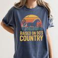 Raised On 90’s Country Horse Retro Nostalgia Western Music Women's Comfort Colors T-Shirt Moss