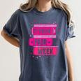 Reading Books Its Book Fair Week Women's Comfort Colors T-Shirt Moss