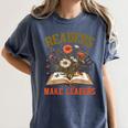 Reading Squad Book Lover Bookish Floral Readers Make Leaders Women's Comfort Colors T-Shirt Moss Reading Squad Book Lover Bookish Floral Readers Make Leaders Women's Comfort Colors T-Shirt Moss