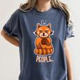 Red Panda Introvert For Red Pandas Fan Women's Comfort Colors T-Shirt Moss