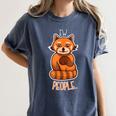 Red Panda Introvert For Red Pandas Fan Women's Comfort Colors T-Shirt Moss Red Panda Introvert For Red Pandas Fan Women's Comfort Colors T-Shirt Moss