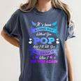 Remembrance Of Pop Memory Of My Grandpa In Heaven Women's Comfort Colors T-Shirt Moss