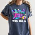 Retro 80s Style 90s Pop Fashion Nostalgia Eighties Music Women's Comfort Colors T-Shirt Moss