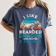 Retro Bearded Dragon Introvert For Lizard Lovers Women's Comfort Colors T-Shirt Moss