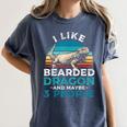 Retro Bearded Dragon Introvert For Lizard Lovers Women's Comfort Colors T-Shirt Moss Retro Bearded Dragon Introvert For Lizard Lovers Women's Comfort Colors T-Shirt Moss