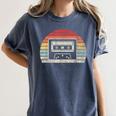 Retro Cassette Tape 80s 90s Nostalgia Women's Comfort Colors T-Shirt Moss