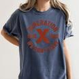 Retro Gen X 1965-1980 Sarcastic Nostalgia Graphic Women's Comfort Colors T-Shirt Moss