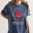 Retro Pluto Never Forget Classic Planet Pluto Nostalgia Women's Comfort Colors T-Shirt Moss Retro Pluto Never Forget Classic Planet Pluto Nostalgia Women's Comfort Colors T-Shirt Moss