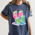 Retro Soft Drinks 80s 90s Nostalgia Cute Anime Aesthetic Tee Women's Comfort Colors T-Shirt Moss
