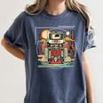 Retro Tech Stack 80s 90s Nostalgia Analog Devices Women's Comfort Colors T-Shirt Moss