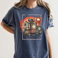 Retro Tech Stack 80s 90s Nostalgia Analog TV Cameras Women's Comfort Colors T-Shirt Moss Retro Tech Stack 80s 90s Nostalgia Analog TV Cameras Women's Comfort Colors T-Shirt Moss