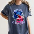 My Rod Is My Best Friend Introvert Fishing Antisocial Women's Comfort Colors T-Shirt Moss