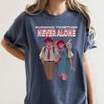 Running Together Always Connected Anime Nostalgia Message Women's Comfort Colors T-Shirt Moss Running Together Always Connected Anime Nostalgia Message Women's Comfort Colors T-Shirt Moss