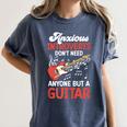 Sarcastic Introvert Need Guitar Sad Song Introvert Guitarist Women's Comfort Colors T-Shirt Moss