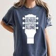 Sarcastic Jokes Genius Songwriters Are Introvert Guitarist Women's Comfort Colors T-Shirt Moss Sarcastic Jokes Genius Songwriters Are Introvert Guitarist Women's Comfort Colors T-Shirt Moss