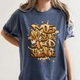 Self Care Introvert Relaxation Me Myself And Silence Retro Women's Comfort Colors T-Shirt Moss