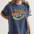 Very Sensitive And Soulful Introvert Women's Comfort Colors T-Shirt Moss