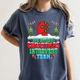 Snow Christmas Introvert Team Introverted Introvert Xmas Women's Comfort Colors T-Shirt Moss Snow Christmas Introvert Team Introverted Introvert Xmas Women's Comfort Colors T-Shirt Moss