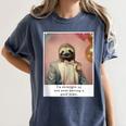 Social Anxiety Not Having A Good Time Socializing Introvert Women's Comfort Colors T-Shirt Moss