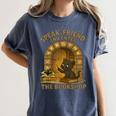 Speak Friend Enter Bookshop Magic Panther Women's Comfort Colors T-Shirt Moss Speak Friend Enter Bookshop Magic Panther Women's Comfort Colors T-Shirt Moss